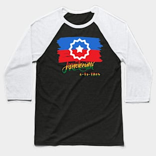 Juneteenth Flag Freedom June 19th Celebration Men Women Kids Baseball T-Shirt